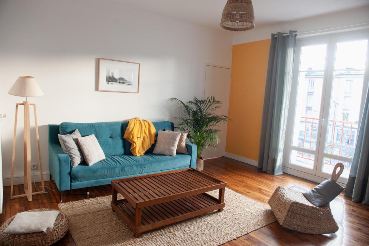 Appartement Spacieux Avec Balcon Et Parking Brest Exterior foto